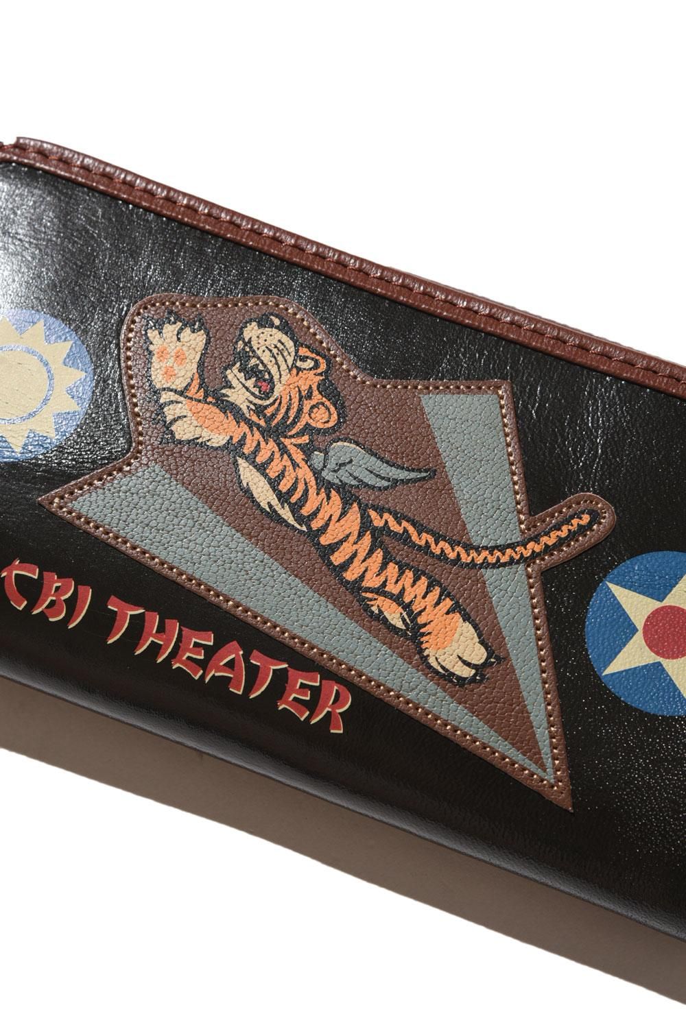 TOYS McCOY TMA2011 LEATHER LONG WALLET FLYING TIGERS トイズ