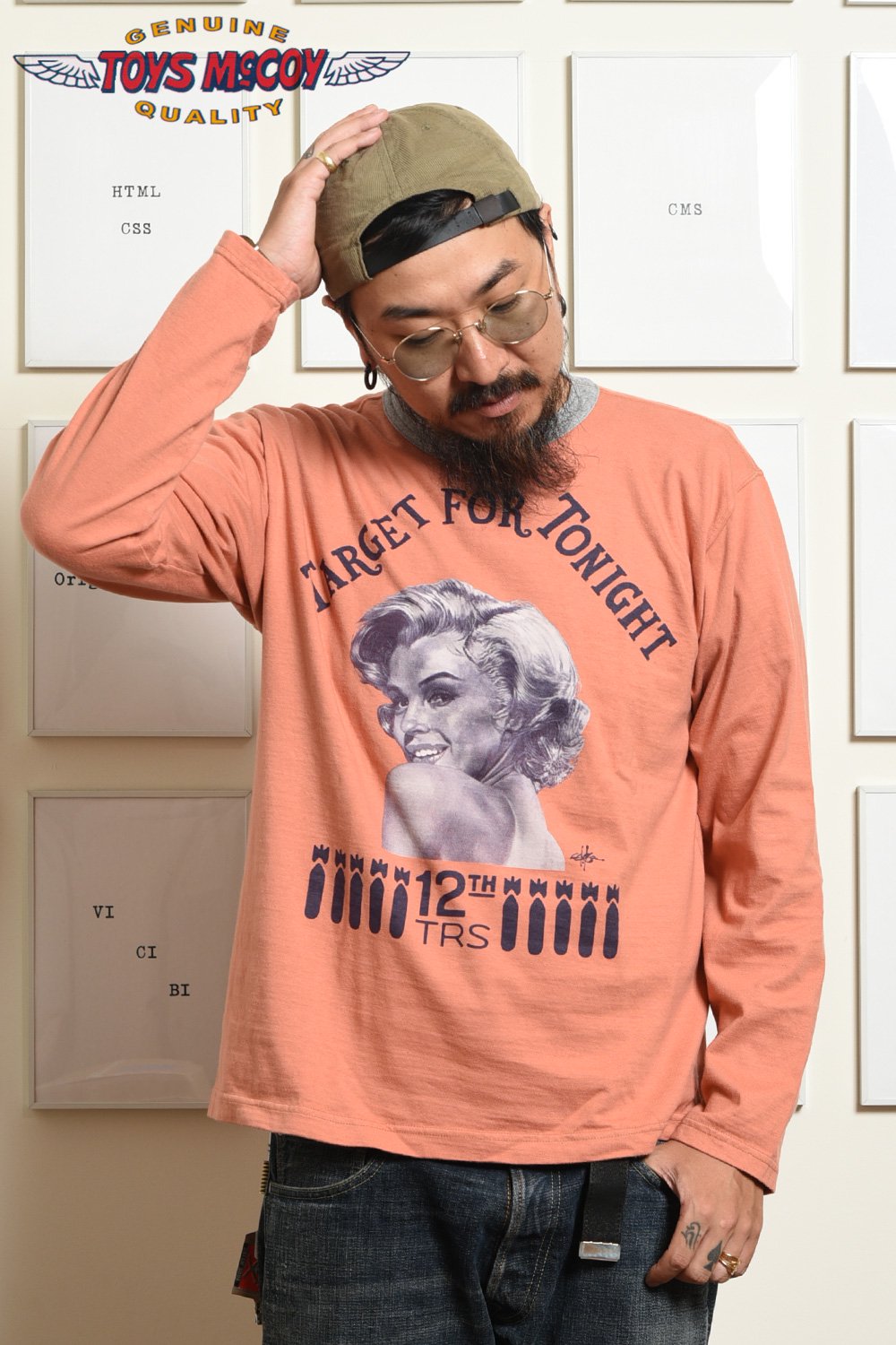 TOYS McCOY(トイズマッコイ) ロングスリーブTシャツ MILITARY LONG