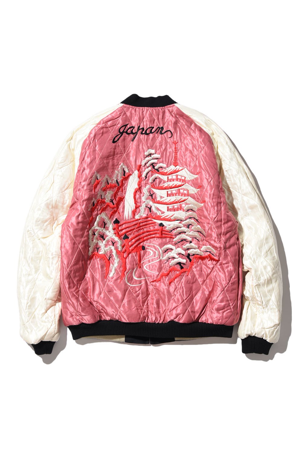 ダイリク DAIRIKU 良品 20SS Dragon Embroidery Souvenir Jacket スーベニアジャケット ドラゴン 刺繍  レーヨンサテン ブルー系 F - メンズファッション
