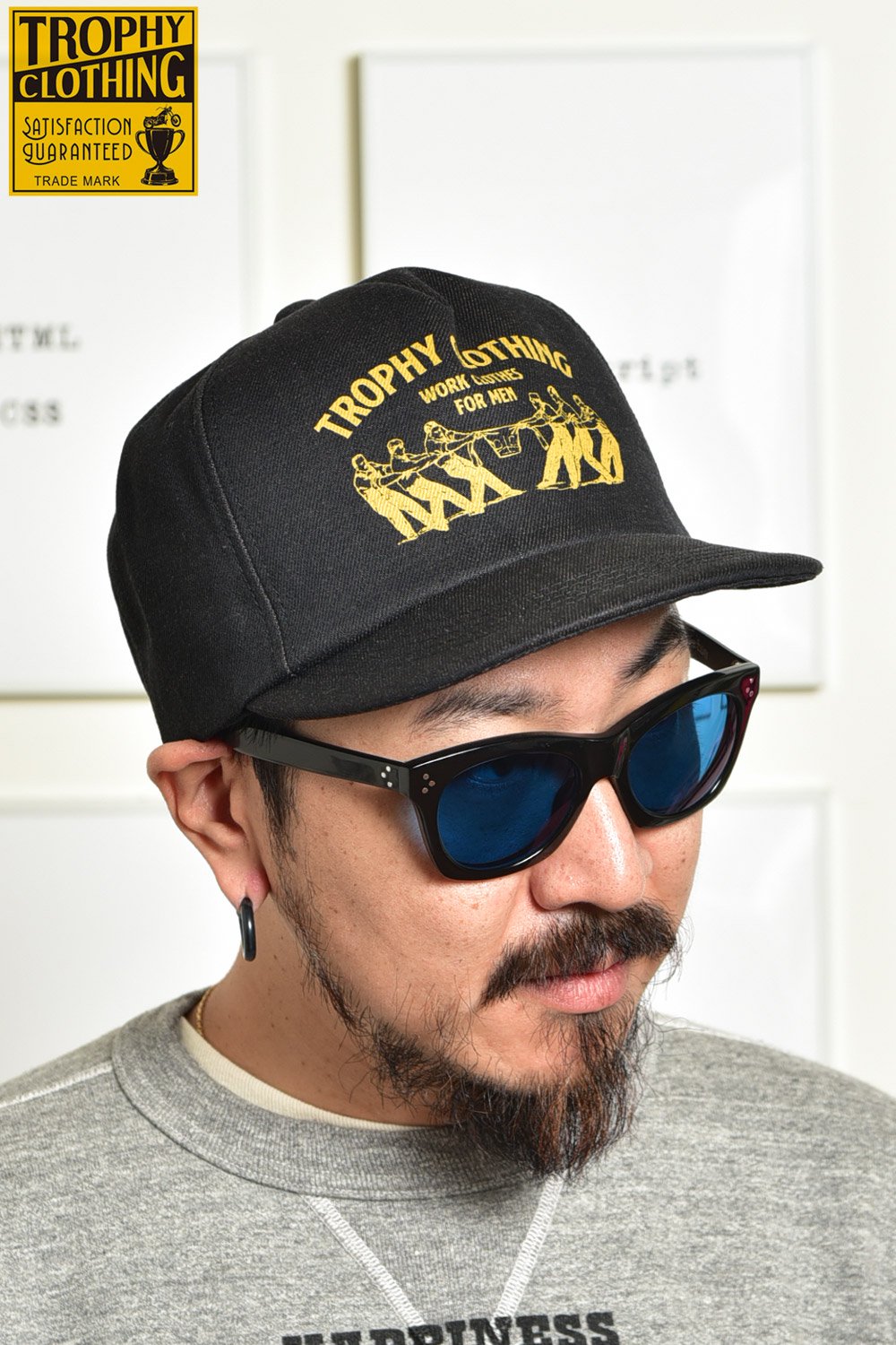 TROPHY CLOTHING(トロフィークロージング) トラッカーキャップ WORKERS LOGO TRACKER CAP TR20AW-708  通販正規取扱 | ハーレムストア公式通販サイト
