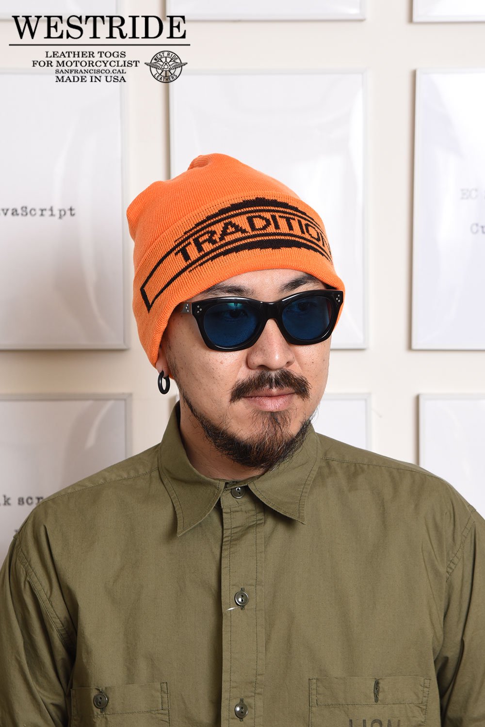 WESTRIDE(ウエストライド) ニットキャップ LOGOWATCHCAP 通販正規取扱