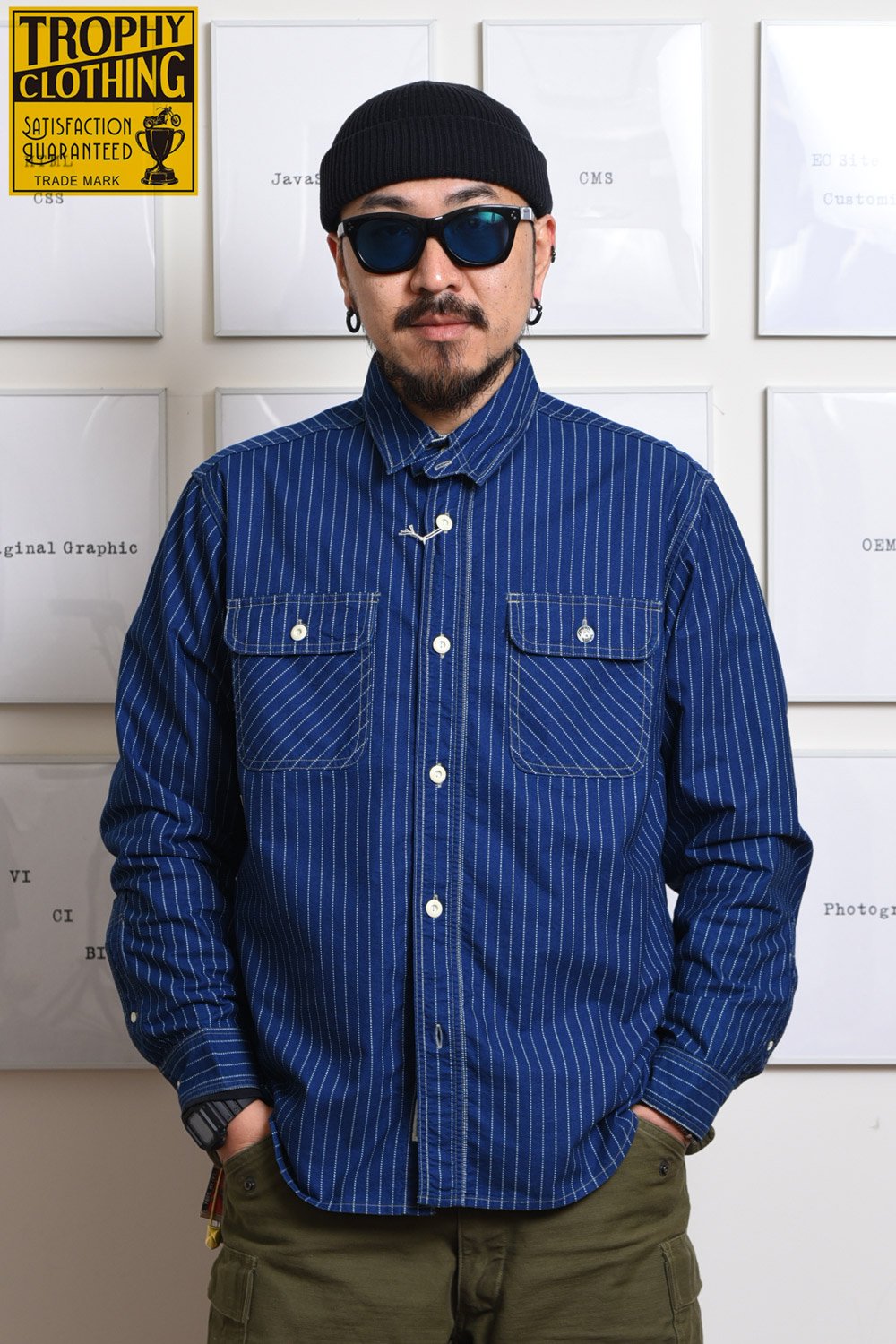 TROPHY CLOTHING(トロフィークロージング) デラックスシャツ DELUXE WABASH SHIRT TR21SS-401 通販