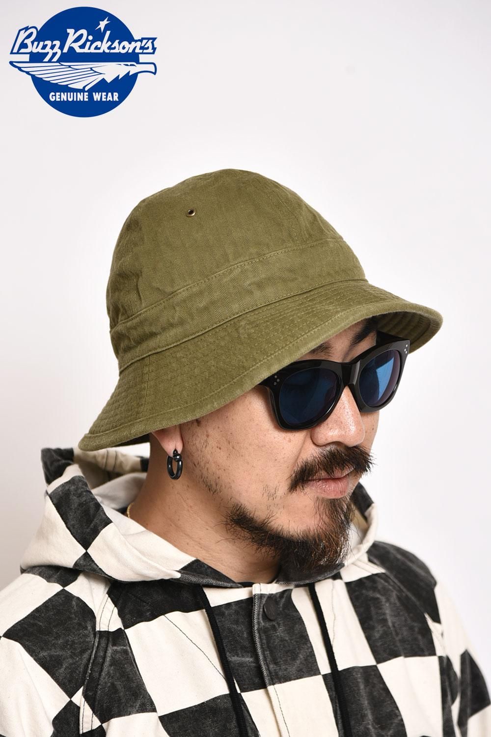 バズリクソンズ(BUZZ RICKSON'S) ツイルハット HATS, HERRINGBONE TWILL HAT BR02667 通販正規取扱 |  ハーレムストア公式通販サイト