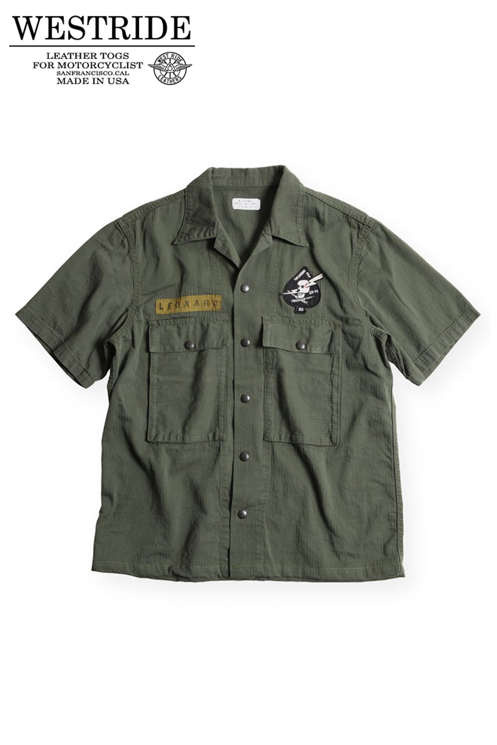 ☆大人気商品☆ ウエストライド LEONARD ARMY SS SHIRTS サイズ42 新品