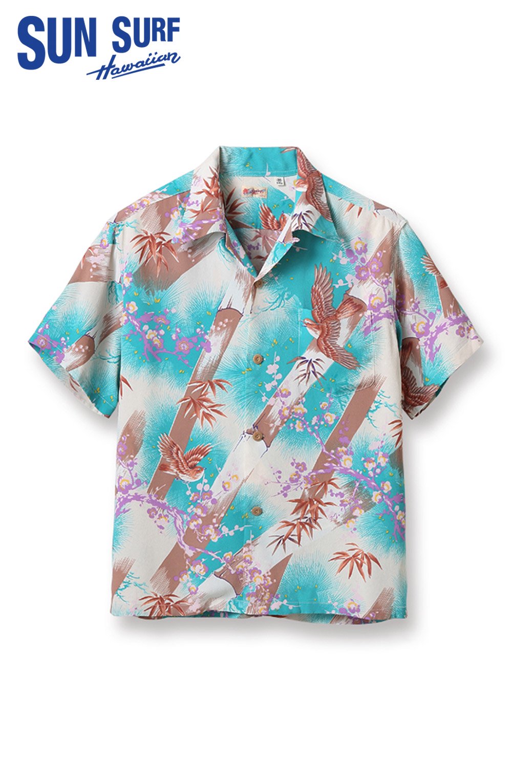 SUN SURF(サンサーフ) アロハシャツ RAYON HAWAIIAN SHIRT “SPARROW FLY AROUND” SS38569  通販正規取扱 | ハーレムストア公式通販サイト