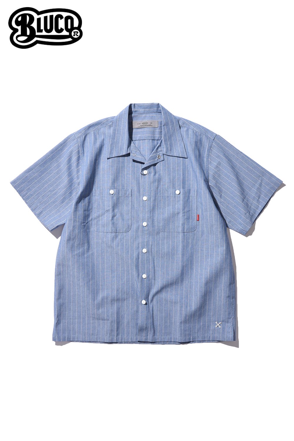 BLUCO WORK GARMENT(ブルコ) ワークシャツ STANDARD WORK SHIRTS S/S OL-108-021 通販正規取扱 |  ハーレムストア