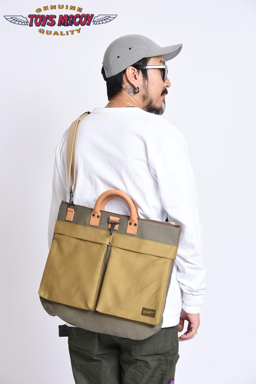 TOYS McCOY(トイズマッコイ) ヘルメットバッグ HELMET BAG GROSGLAIN