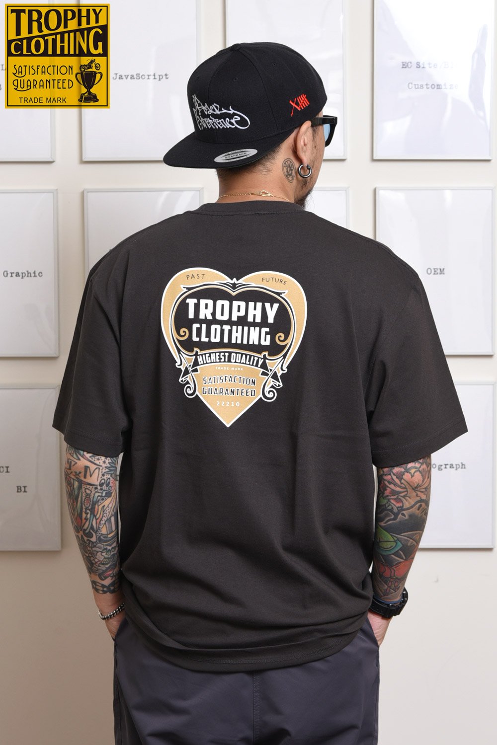 TROPHY CLOTHING(トロフィークロージング) Tシャツ HEART POCKET TEE
