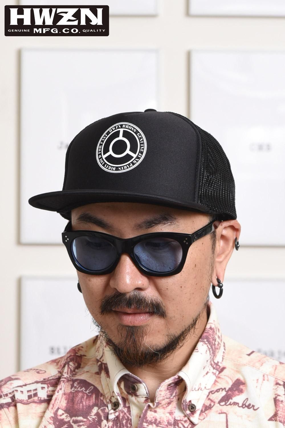 HWZNBROSS(ハウゼンブロス) メッシュキャップ BOMBSIGHT LOGO MESH CAP 