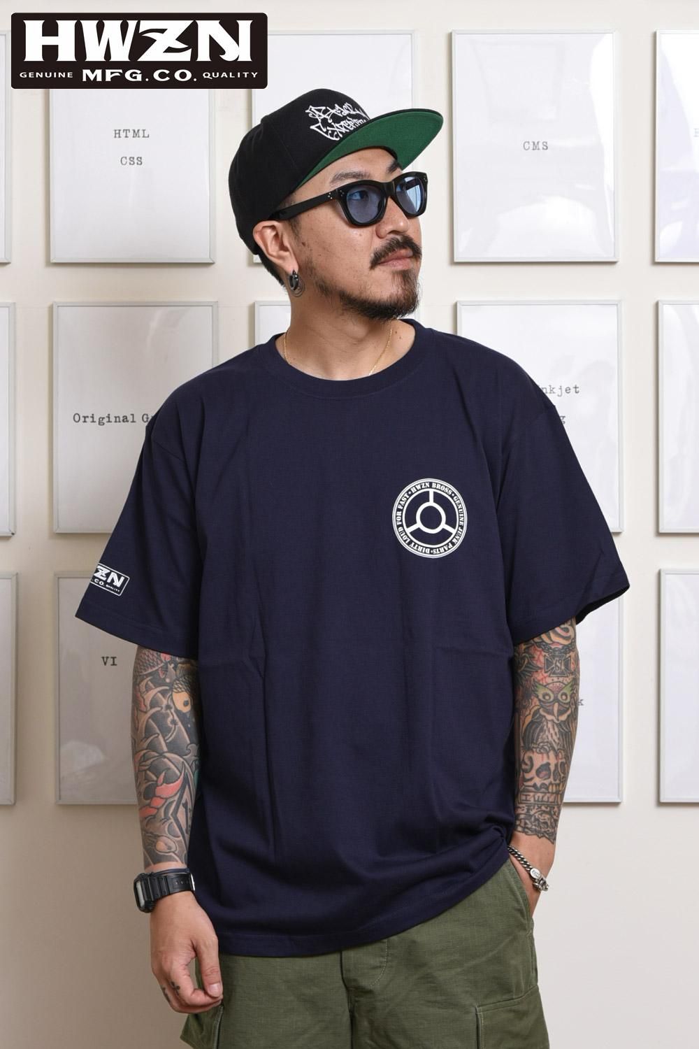 HWZNBROSS(ハウゼンブロス) Tシャツ BOMBSIGHT LOGO SS T-SHIRTS 通販