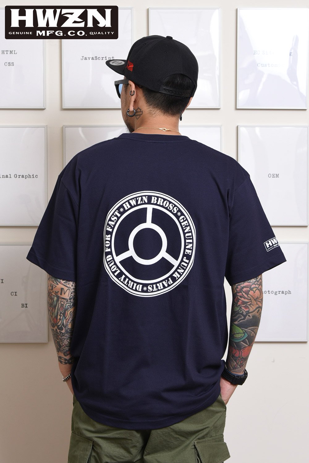 HWZNBROSS(ハウゼンブロス) Tシャツ BOMBSIGHT LOGO SS T-SHIRTS 通販