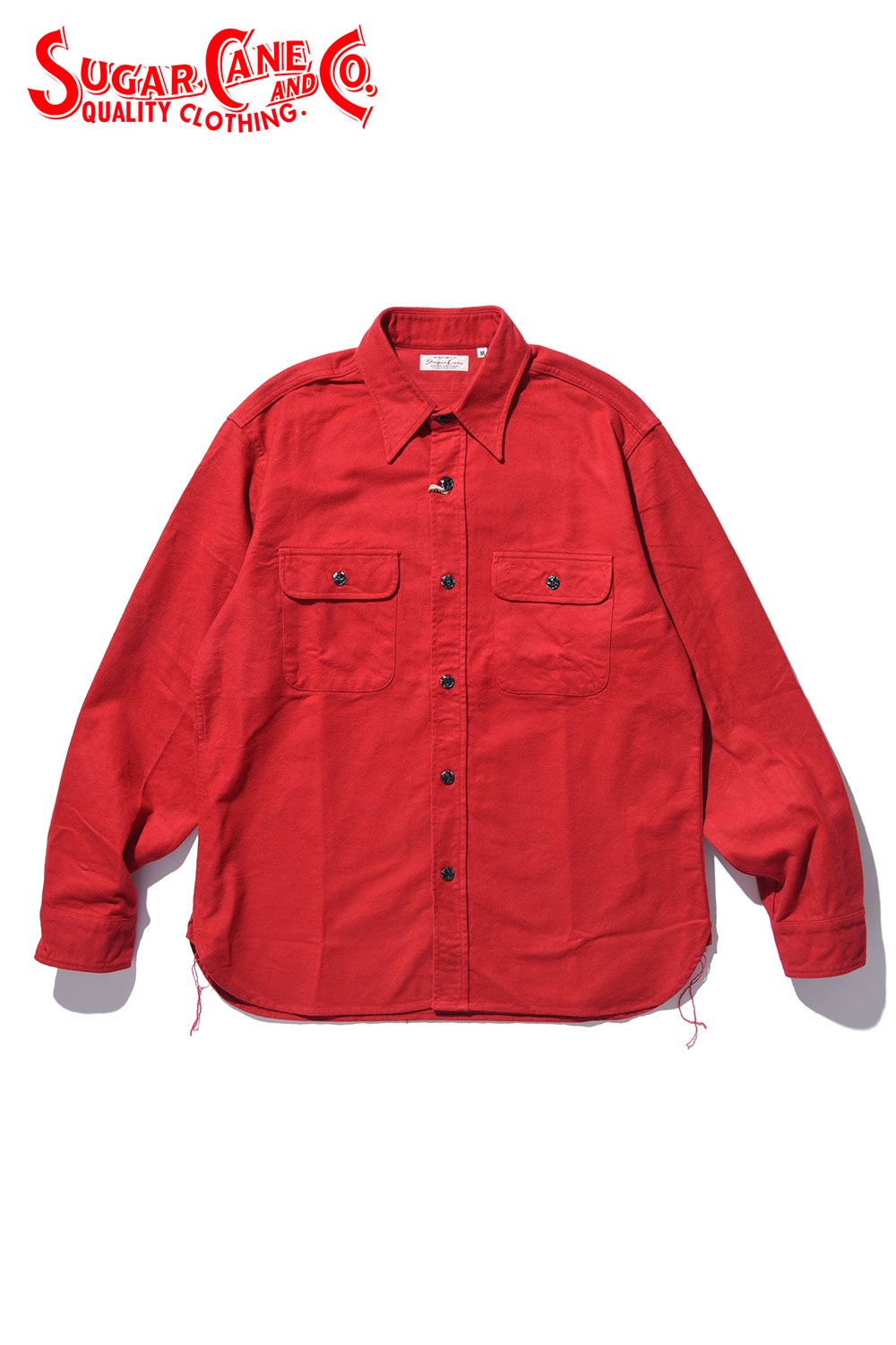 SUGAR CANE(シュガーケーン) ヘビーツイルシャツ FICTION ROMANCE 9.5oz. HEAVY TWILL with  MARBLE BUTTON SC28753 通販正規取扱 | ハーレムストア公式通販サイト