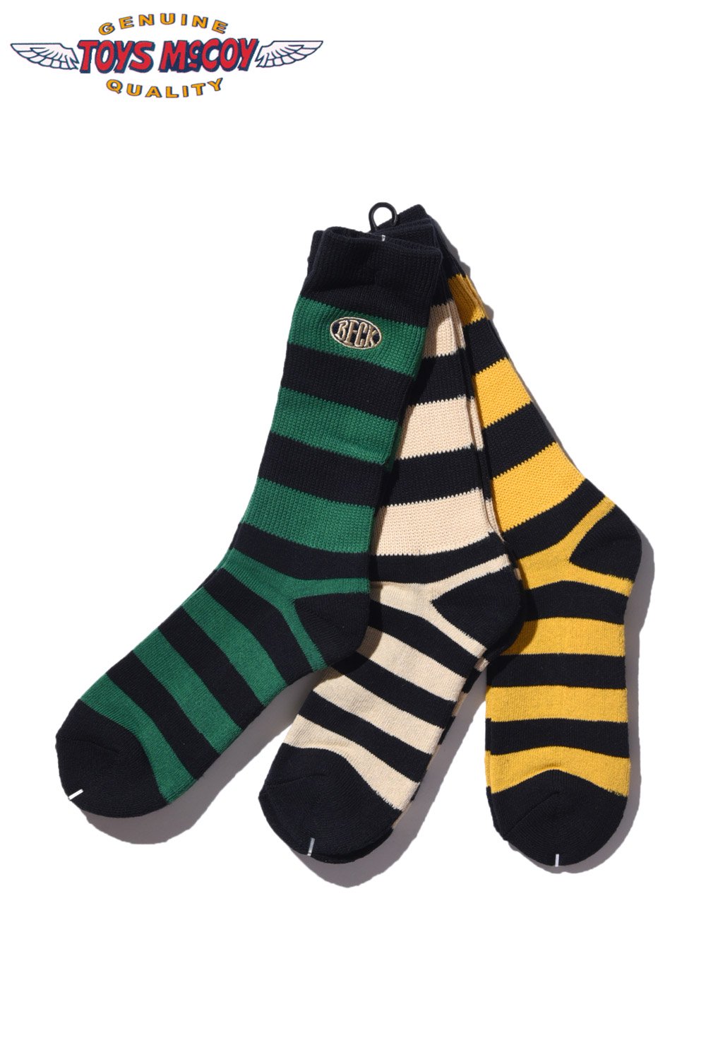 TOYS McCOY(トイズマッコイ) ブーツソックス 3-PACK BORDERED BOOTS SOCKS TMA2116 通販正規取扱 |  ハーレムストア