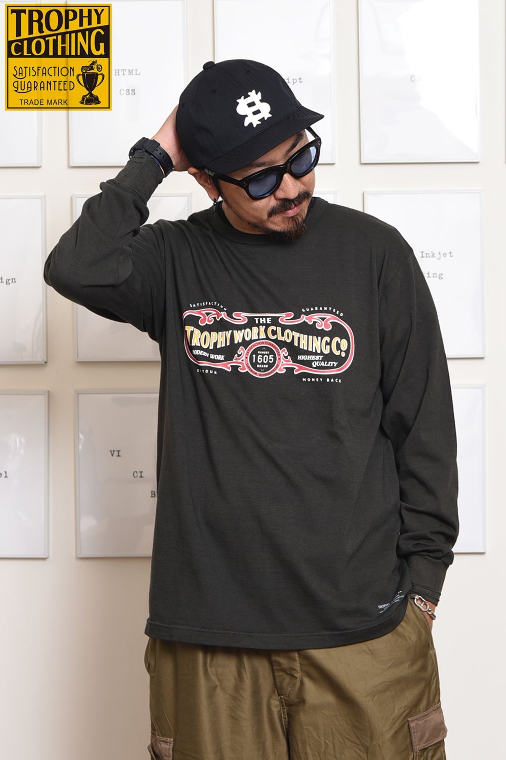 TROPHY CLOTHING(トロフィークロージング) ロングスリーブTシャツ 15TH