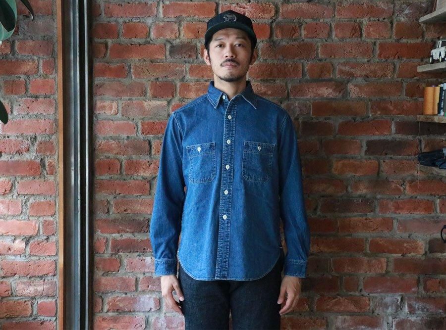 TROPHY CLOTHING(トロフィークロージング) デニムワークシャツ