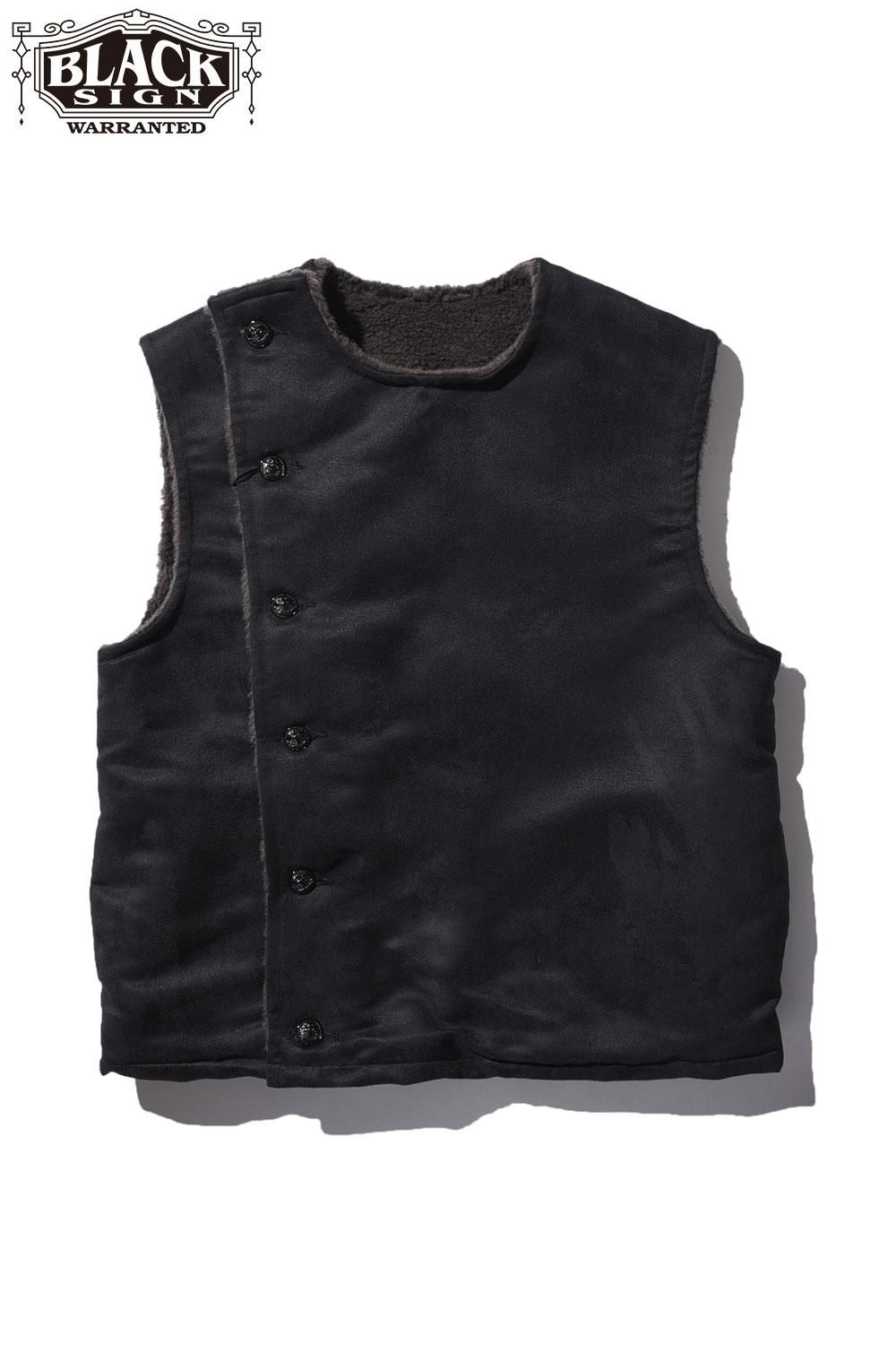 BLACKSIGN Double Breasted Swindler Vest-