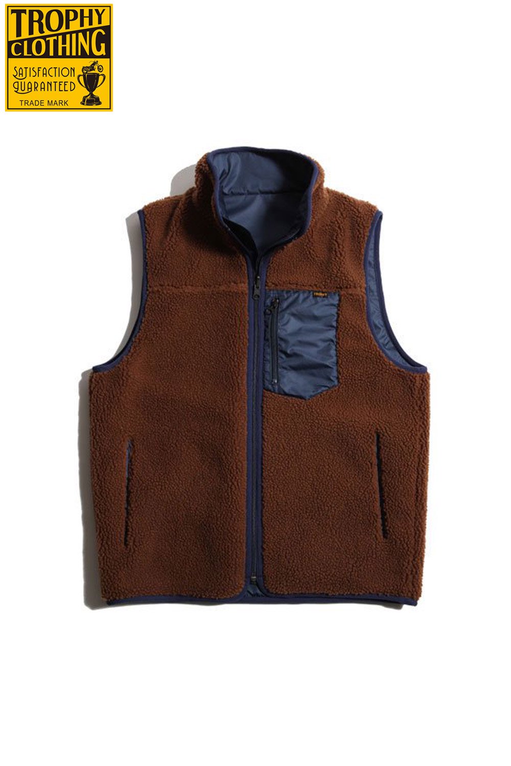 TROPHY CLOTHING(トロフィークロージング) マウンテンベスト 2FACE MOUNTAIN VEST TR21AW-301 通販正規取扱  | ハーレムストア公式通販サイト