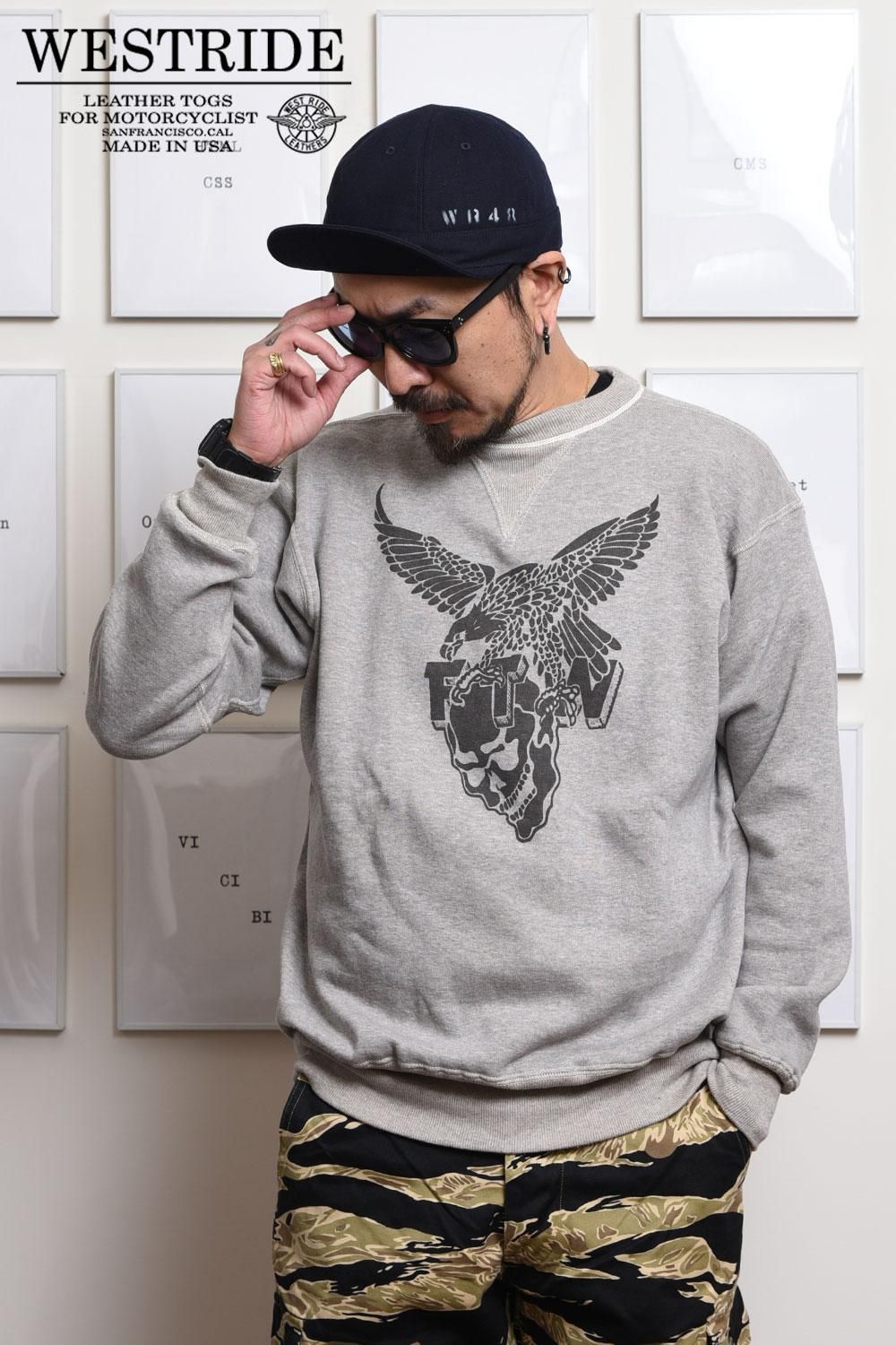 WESTRIDE(ウエストライド) クルーネックスウェット WAREHOUSE SWEAT-02 30TH 通販正規取扱 |  ハーレムストア公式通販サイト