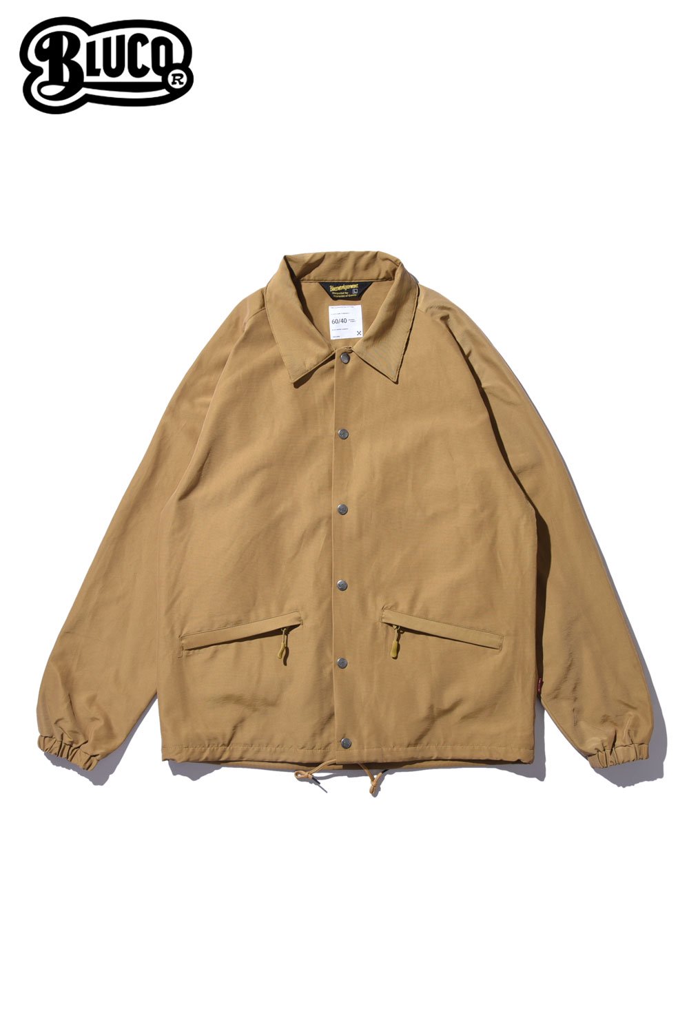 BLUCO WORK GARMENT(ブルコ) コーチジャケット 60/40 COACH JACKET OL-041-022 通販正規取扱 |  ハーレムストア公式通販サイト