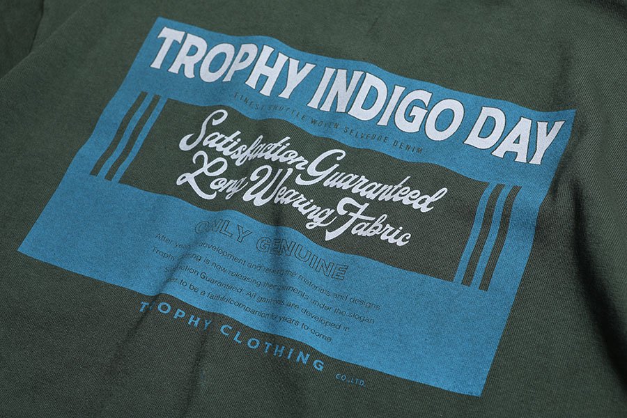 TROPHY CLOTHING(トロフィークロージング) ポケットTシャツ INDIGO DAY