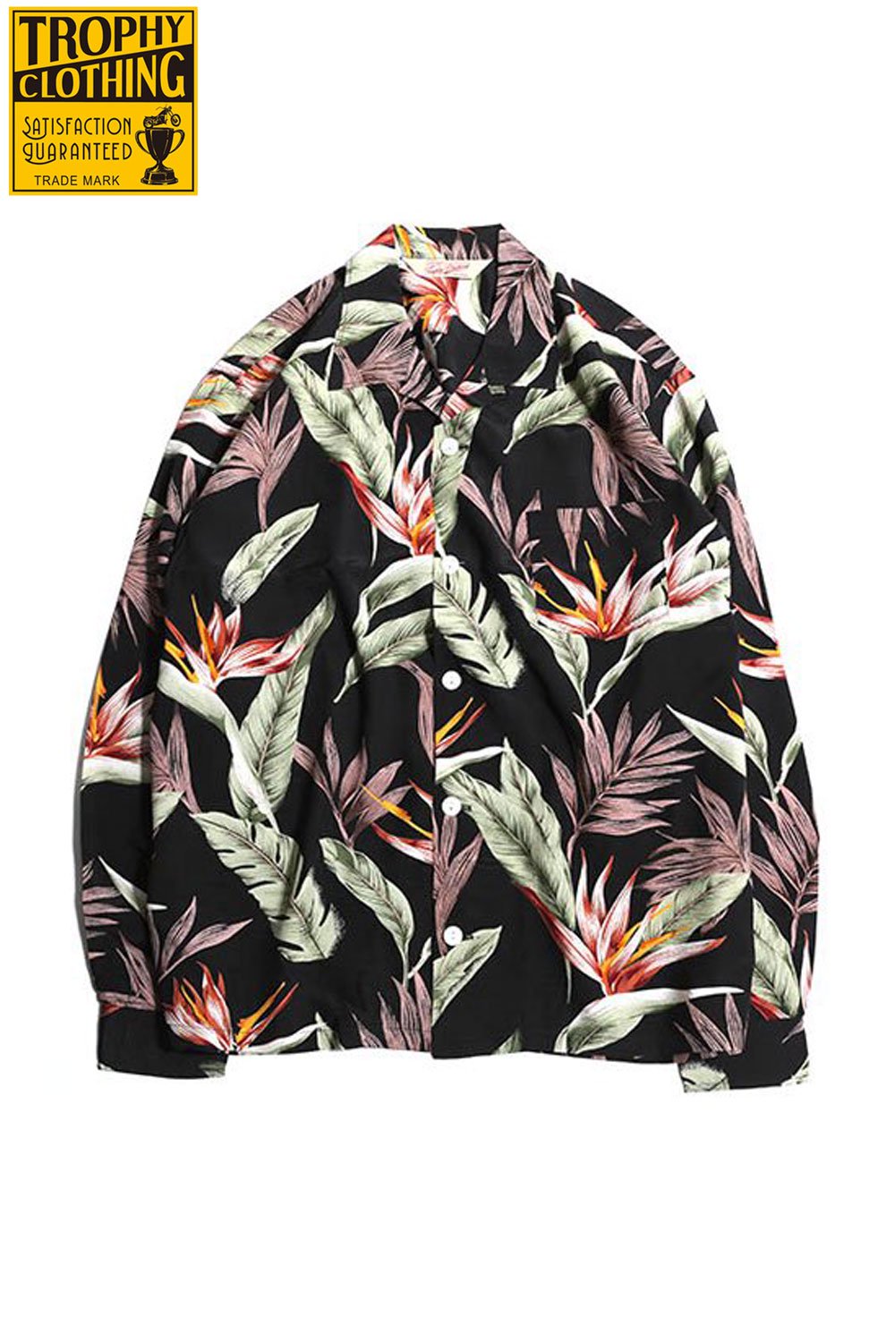 TROPHY CLOTHING(トロフィークロージング) ハワイアンシャツ DUKE HAWAIIAN L/S SHIRT TR22SS-401  通販正規取扱 | ハーレムストア公式通販サイト