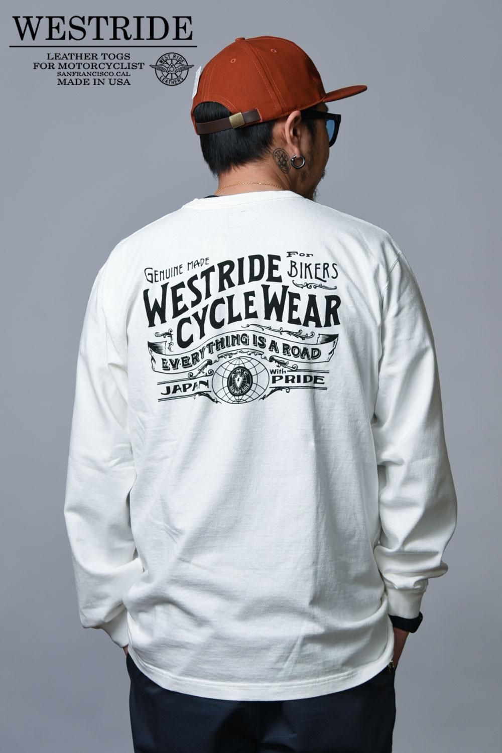 WESTRIDE(ウエストライド) ロングスリーブTシャツ PT.L.PKT.TEE22-01