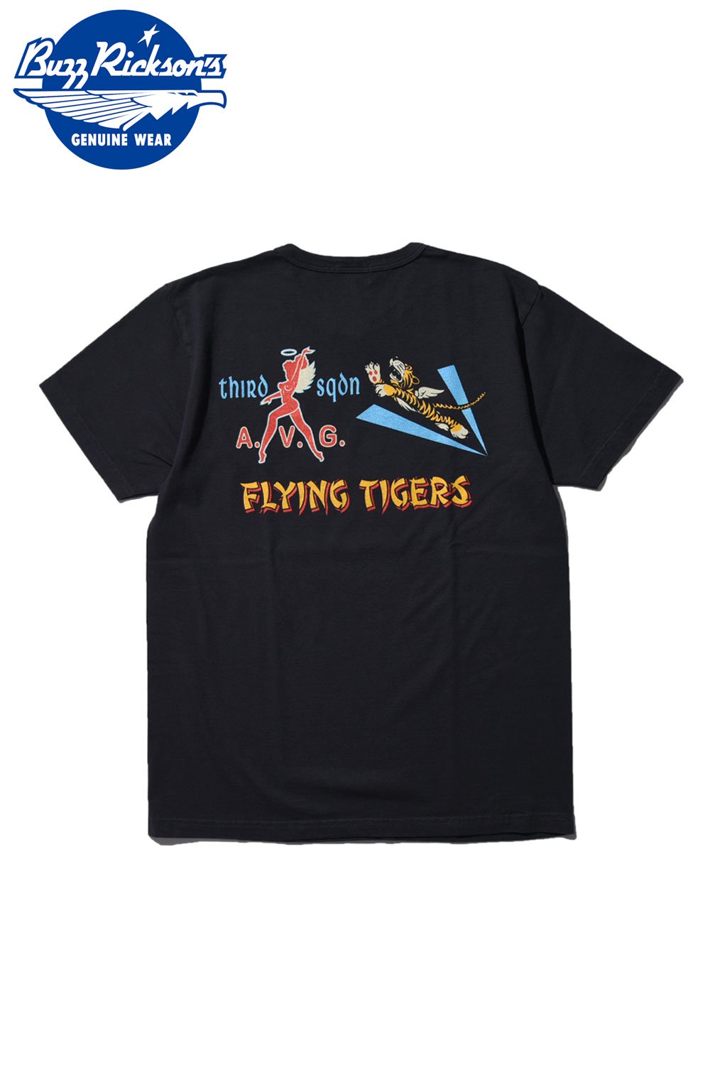 バズリクソンズ(BUZZ RICKSON'S) Tシャツ S/S T-SHIRT - FLYING TIGERS
