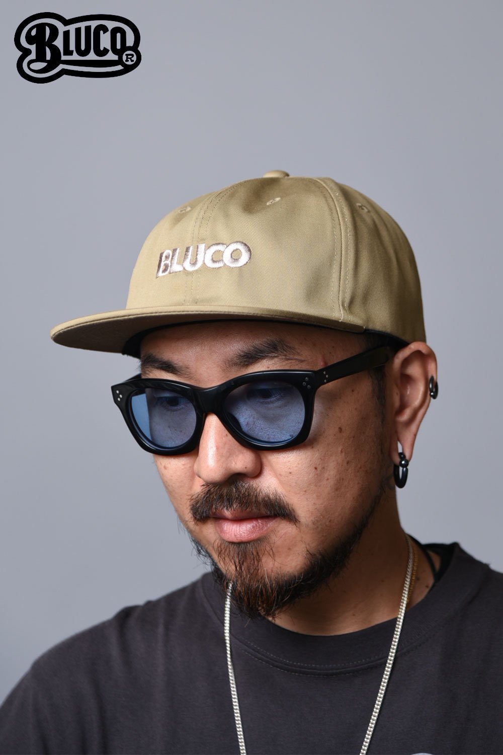 BLUCO WORK GARMENT(ブルコ) キャップ 6PANEL CAP -logo- OL-213-022