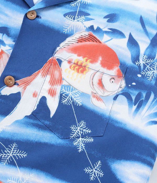 SUN SURF(サンサーフ) アロハシャツ RAYON HAWAIIAN SHIRT “GOLDFISH