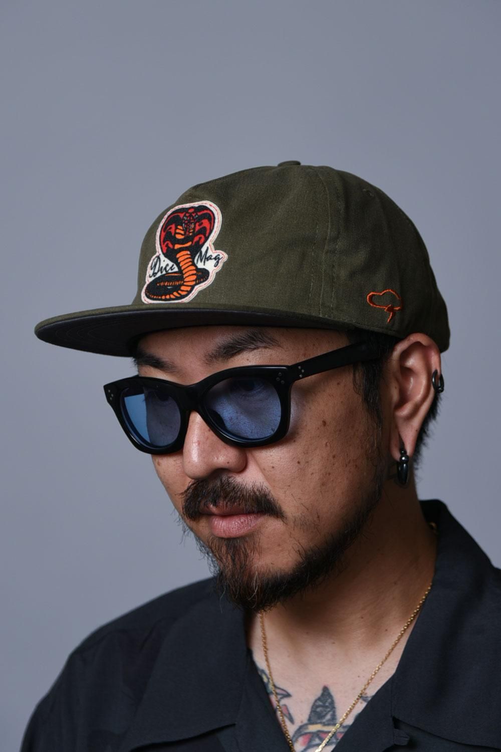 THE AMPAL CREATIVE(ザ アンパル クリエイティブ) スナップバックキャップ Dice Magazine Snapback