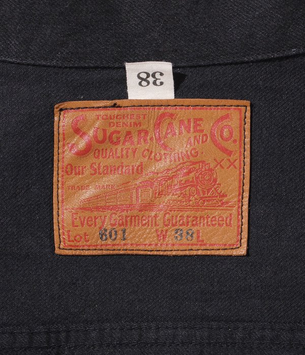 SUGAR CANE(シュガーケーン) デニムジャケット 13oz. BLACK DENIM ...