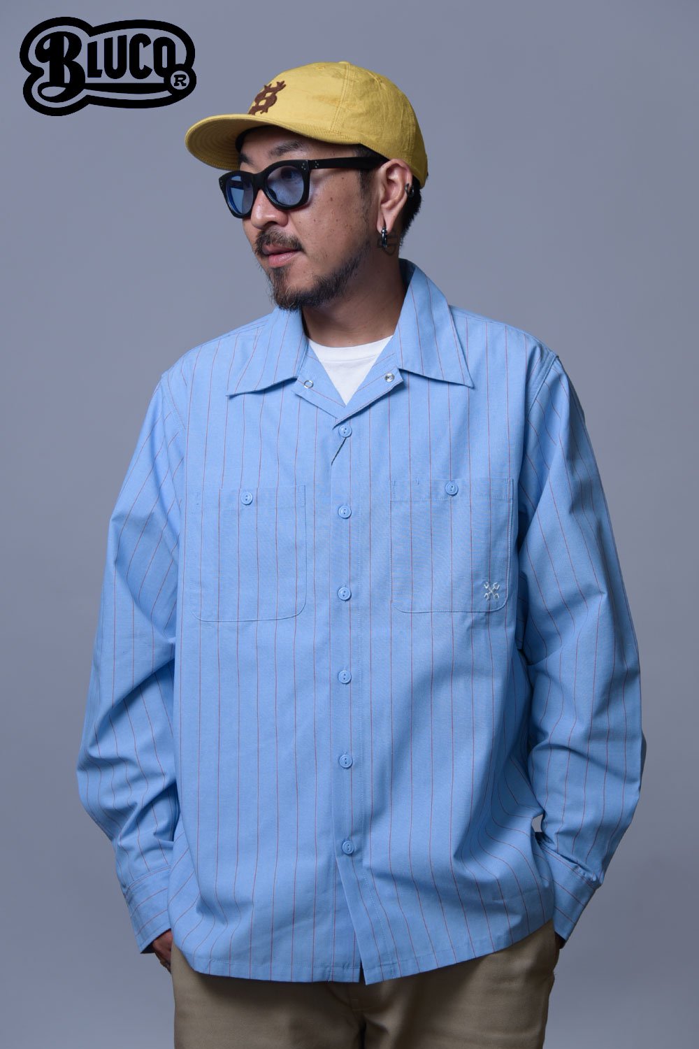 BLUCO WORK GARMENT(ブルコ) ワークシャツ STANDARD WORK SHIRTS L/S