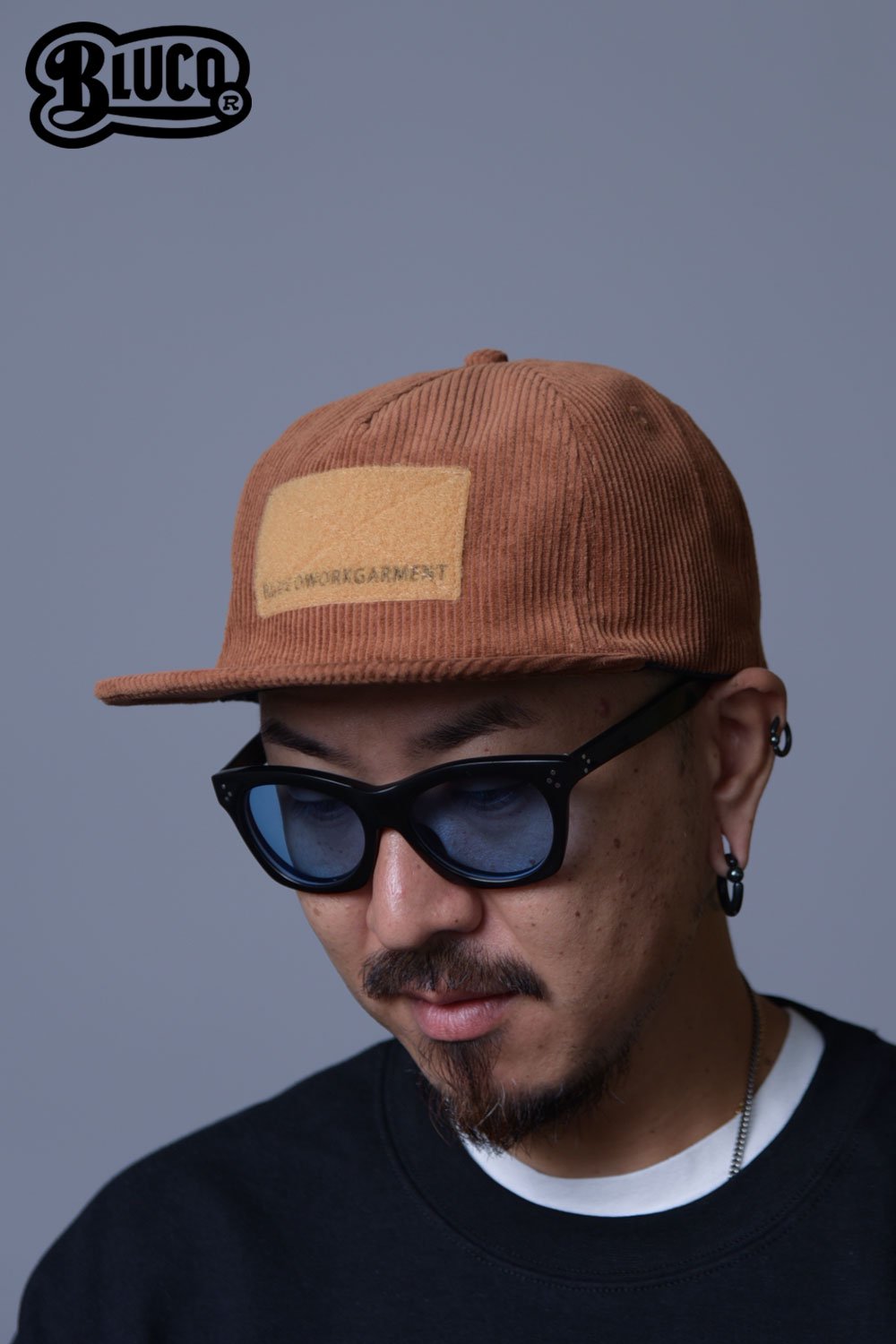 BLUCO WORK GARMENT(ブルコ) コーデュロイキャップ CORDUROY CAP -mil