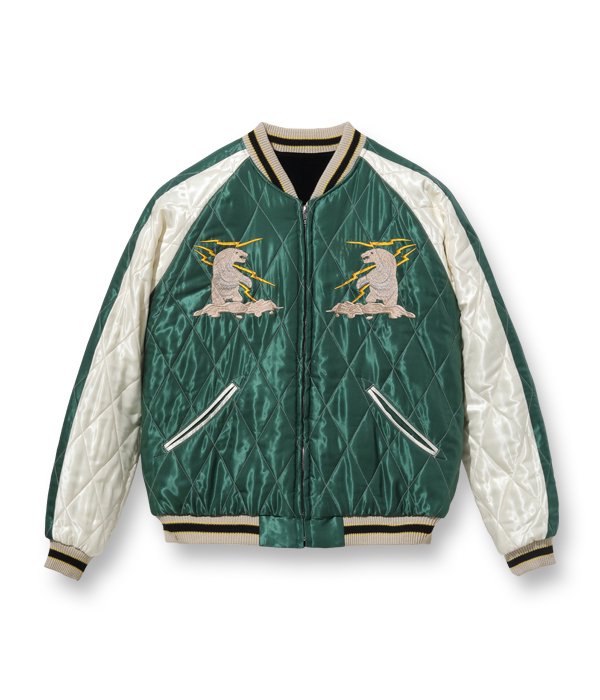 テーラー東洋 スカジャン スーベニアジャケット Late 1950s Style Velveteen Souvenir Jacket “POLAR  BEAR” × “ALASKA MAP” TT15175-119 通販正規取扱 | ハーレムストア公式通販サイト