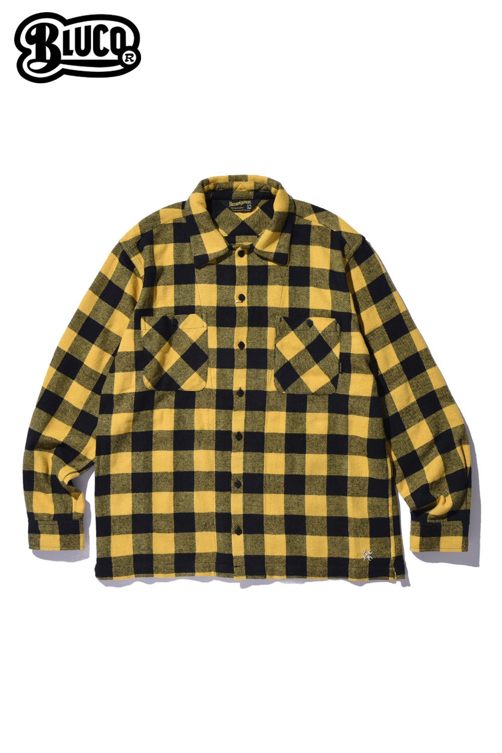 BLUCO WORK GARMENT(ブルコ) フランネルシャツ OL-048-022 通販正規