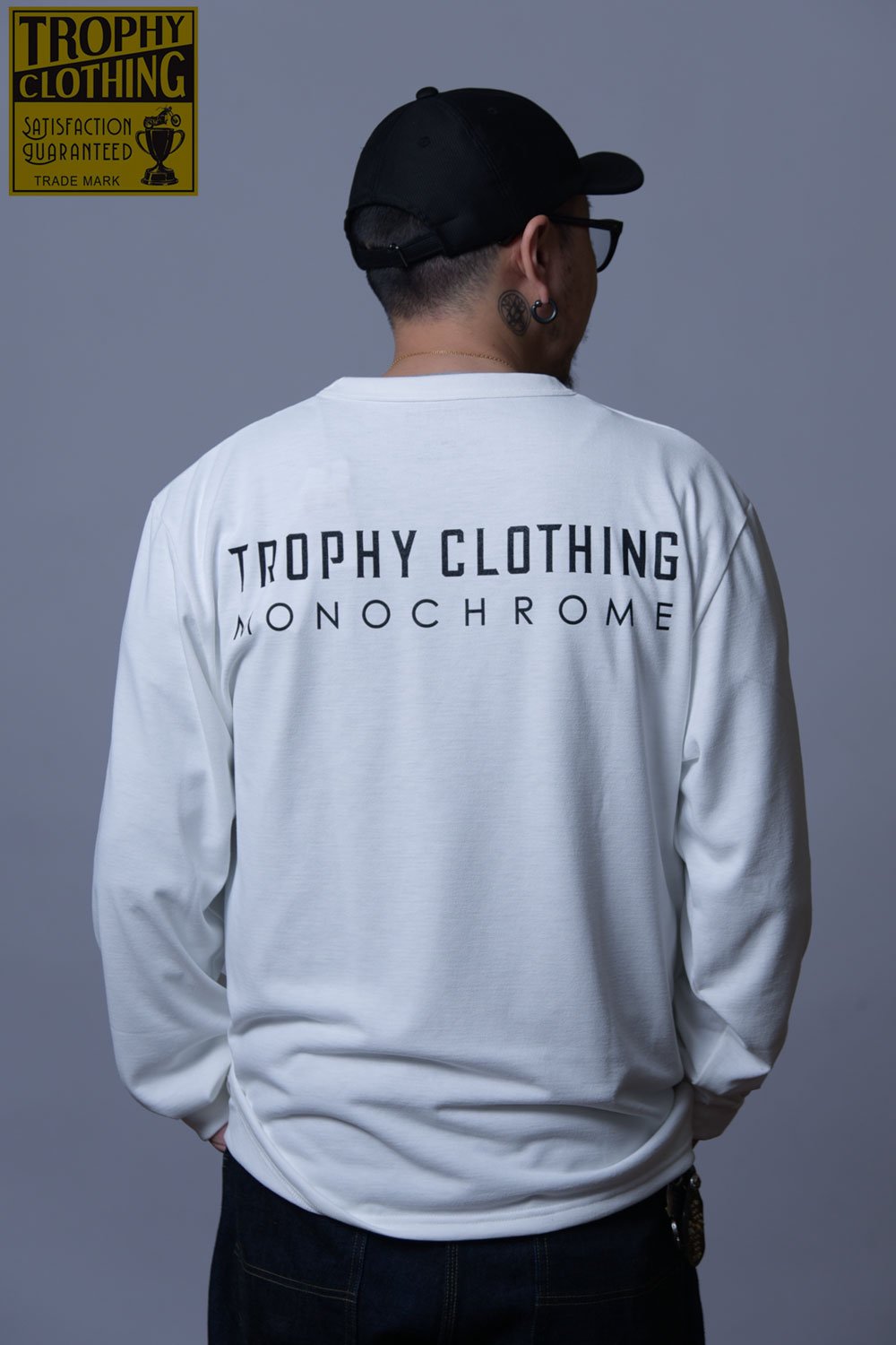 TROPHY CLOTHING Monochrome L/S Tee ロンT - Tシャツ/カットソー(七分