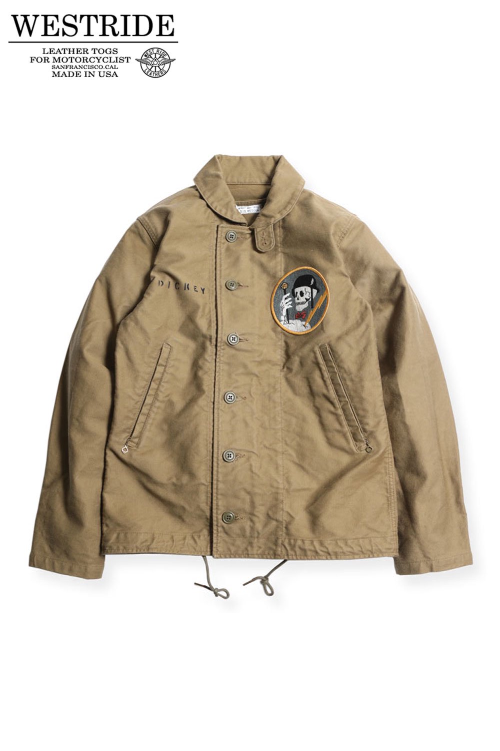 WESTRIDE DICKEY ARMY JACKET 38(M)新品未使用品 - www.top4all.pl