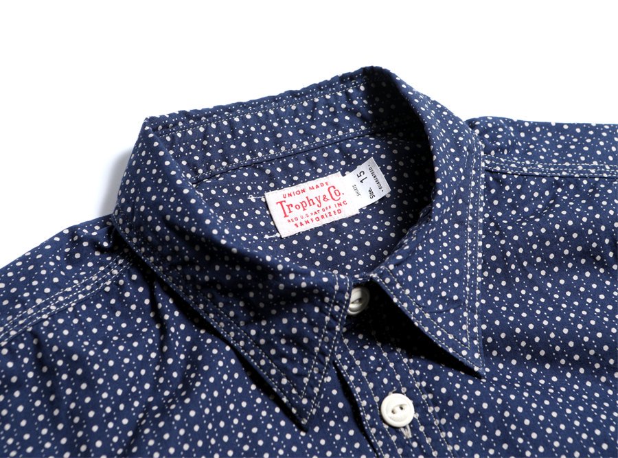 TROPHY CLOTHING(トロフィークロージング) マシンエイジシャツ POLKA DOT STRIPE MACHINE AGE L/S  SHIRT TR23SS-402 通販正規取扱 | ハーレムストア公式通販サイト