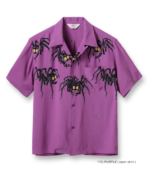 STAR OF HOLLYWOOD(スターオブハリウッド) タランチュラオープンカラーシャツ HIGH DENSITY RAYON OPEN  SHIRT “TARANTULA” SH38873 通販正規取扱 | ハーレムストア公式通販サイト