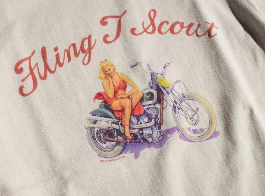 トロフィークロージング Flying T Scout OD Tシャツ 半袖 L TROPHY CLOTHING(トロフィークロージング) Tシャツ FLYING T
