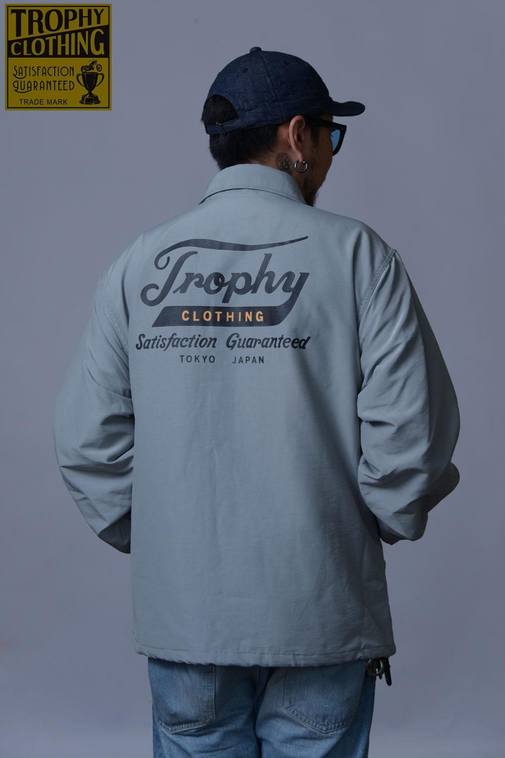 100%COTTON【TROPHY CLOTHING】トロフィークロージング　コーチジャケット