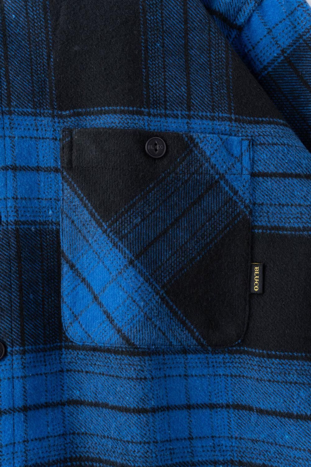 BLUCO WORK GARMENT(ブルコ) フランネルシャツ OMBRE CHECK