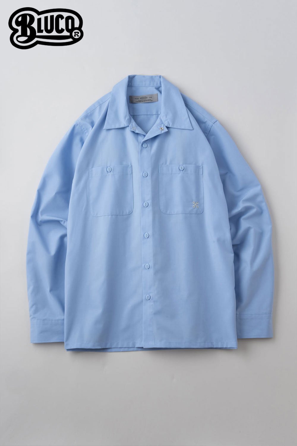 ブルコSTANDARD WORK SHIRTS(SLATE BLUE )L-