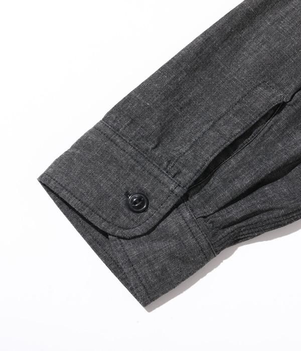 SUGAR CANE(シュガーケーン) シャンブレーワークシャツ BLACK