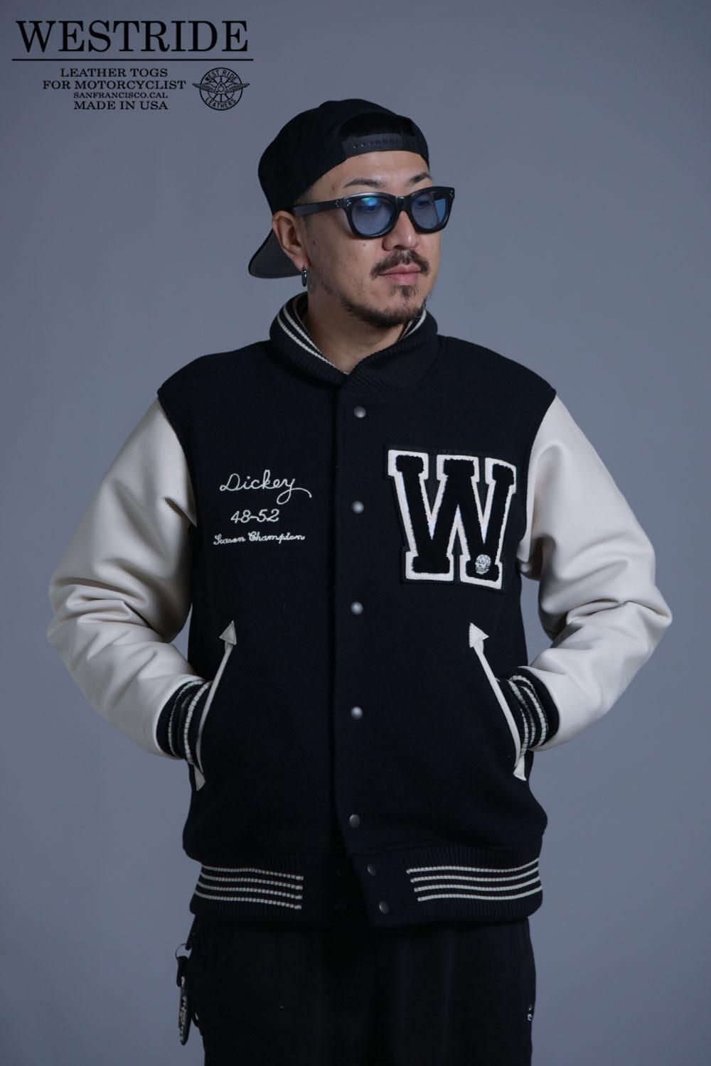 ☆WESTRIDE ウエストライド ジャケット/WR-A2 JACKET ネイビー size 38 ...