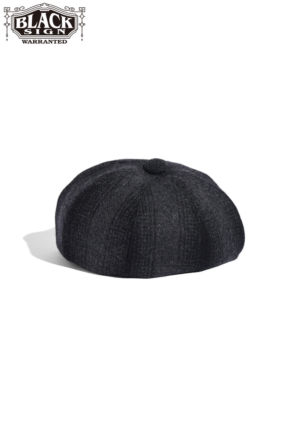 BLACK SIGN(ブラックサイン) ベレー Ombre Check Beret BSFC-23902GRY 通販正規取扱 |  ハーレムストア公式通販サイト