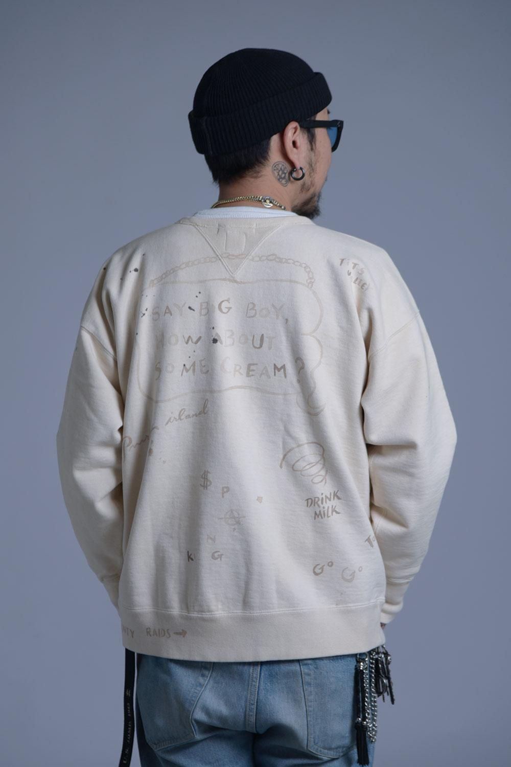 GLADHAND(グラッドハンド)×Peanuts & Co クルーネックスウェット