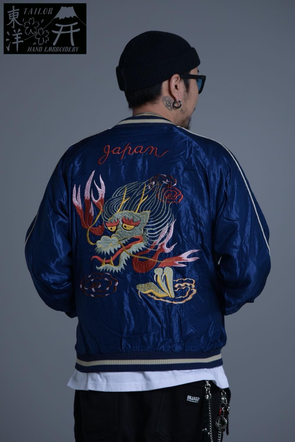 テーラー東洋 スカジャン スーベニアジャケット Early 1950s Style Acetate Souvenir Jacket “DRAGON  HEAD×ROARING TIGER” TT15491-128 通販正規取扱 | ハーレムストア公式通販サイト