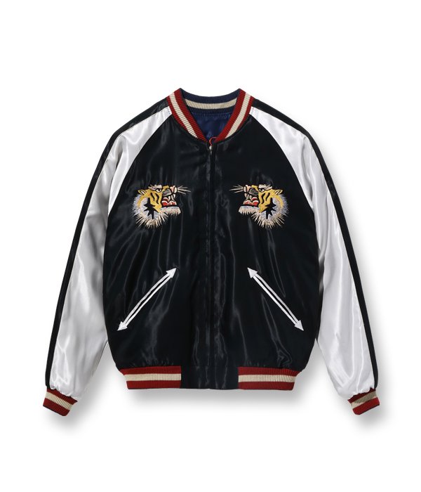 テーラー東洋 スカジャン スーベニアジャケット Early 1950s Style Acetate Souvenir Jacket “DRAGON  HEAD×ROARING TIGER” TT15491-128 通販正規取扱 | ハーレムストア公式通販サイト