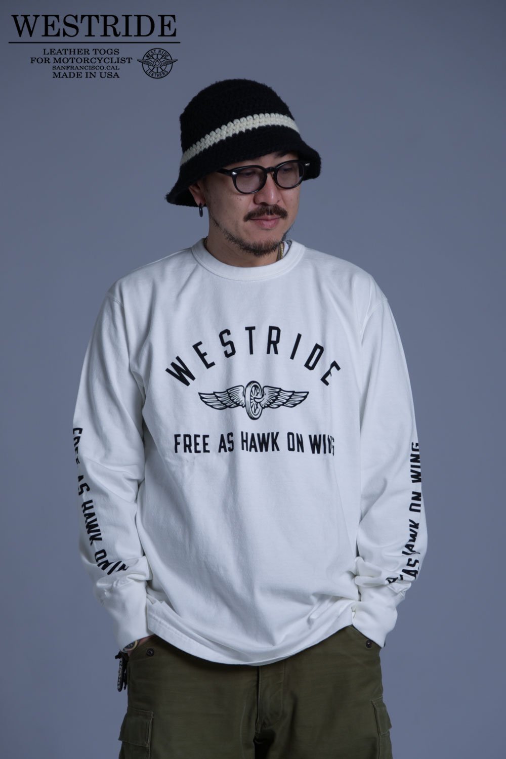 WESTRIDE(ウエストライド) ロングスリーブTシャツ PT.L.TEE.24-02 通販